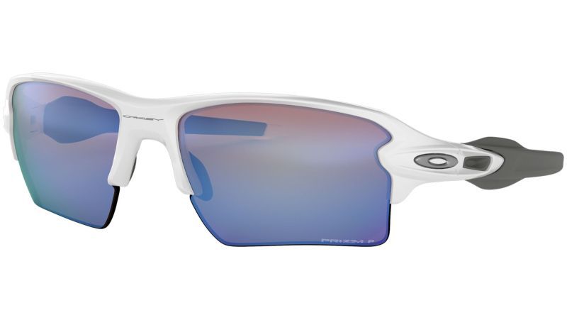 OKULARY OAKLEY FLAK 2.0 XL PRIZM DEEP WATER POLARYZOWANE POL WHITE OO9188-8259