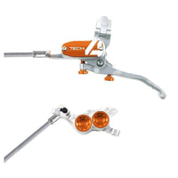 HAMULEC PRZEDNI HOPE TECH4 E4 SREBRNY