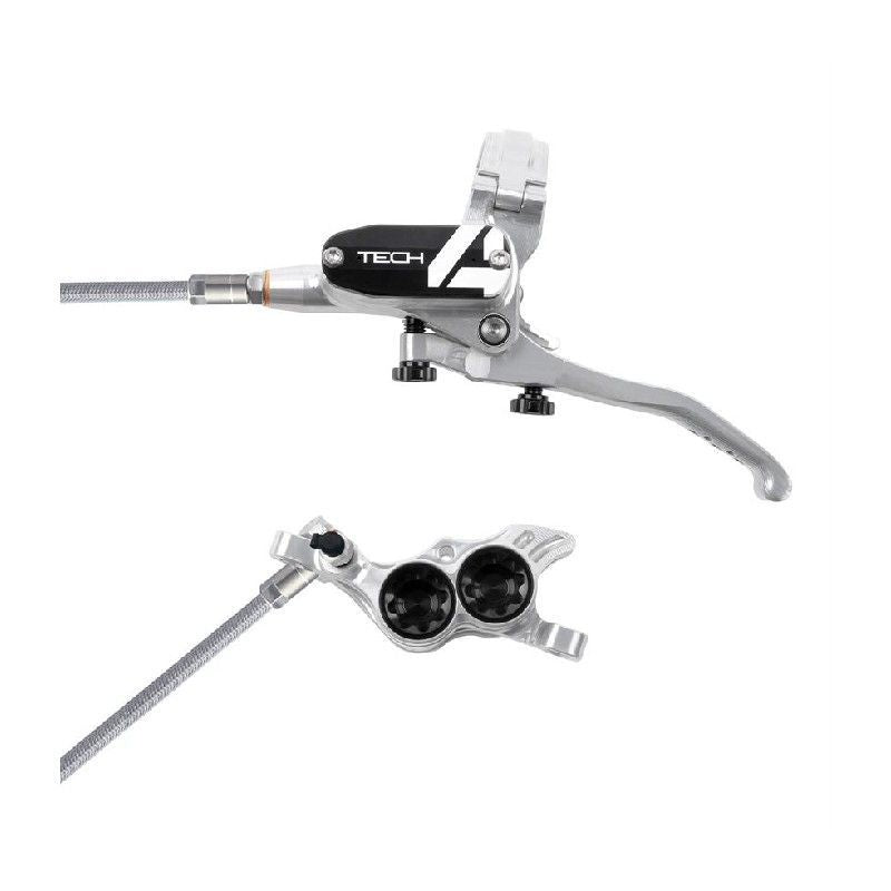 HAMULEC PRZEDNI HOPE TECH4 E4 SREBRNY