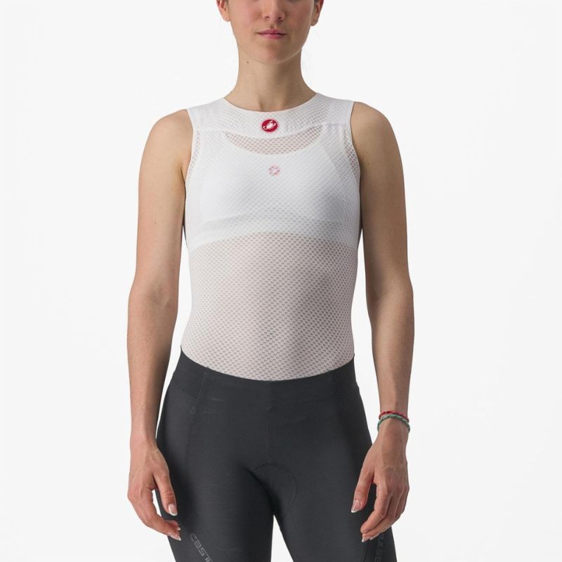 CASTELLI WOMEN'S PRO NUMER 2 BIELIZNA BEZ RĘKAWÓW