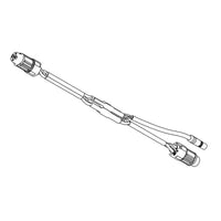 Kabel akumulatorowy BOSCH typu T do złącza komponentowego, 400 mm (BCH3912_400)