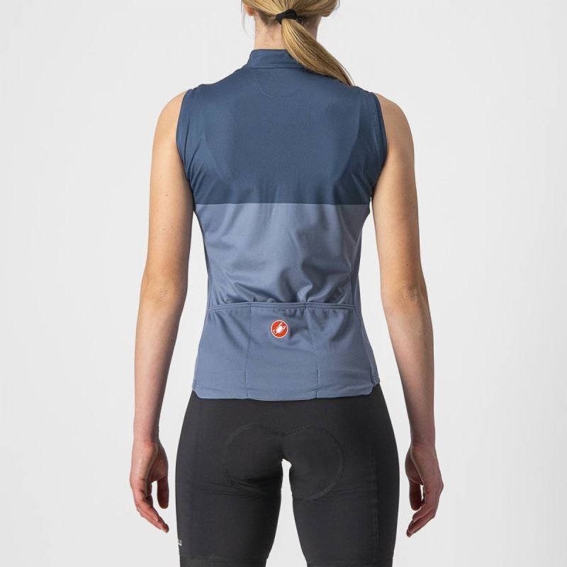 MAGLIA CASTELLI VELOCISSIMA SENZA MANICHE DONNA