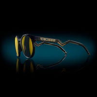 OCCHIALI OAKLEY HSTN BLUE GOLD PRIZM 24 POLARIZED KYLIAN MPABBE COLLECTION