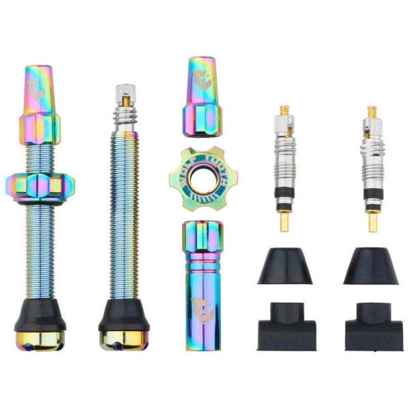 Zawory bezdętkowe Wolf Tooth kompatybilne z wkładkami do opon 44 mm