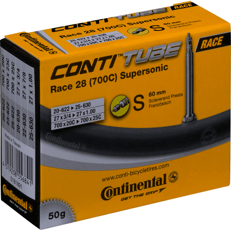 DĘTKA CONTINENTAL RACE SUPERSONIC 700X20/25 DĘTKA PRESTA WENTYLATOR 42MM