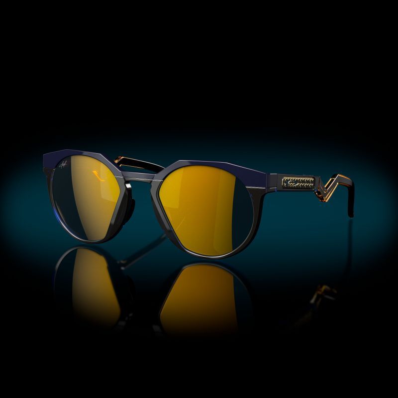 OCCHIALI OAKLEY HSTN BLUE GOLD PRIZM 24 POLARIZED KYLIAN MPABBE COLLECTION