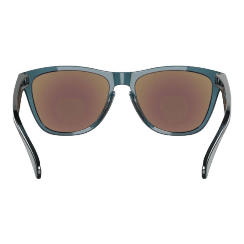 OCCHIALI OAKLEY FROGSKINS CRYSTAL BLACK PRIZM SAPPHIRE POLARIZED OO9013-F655