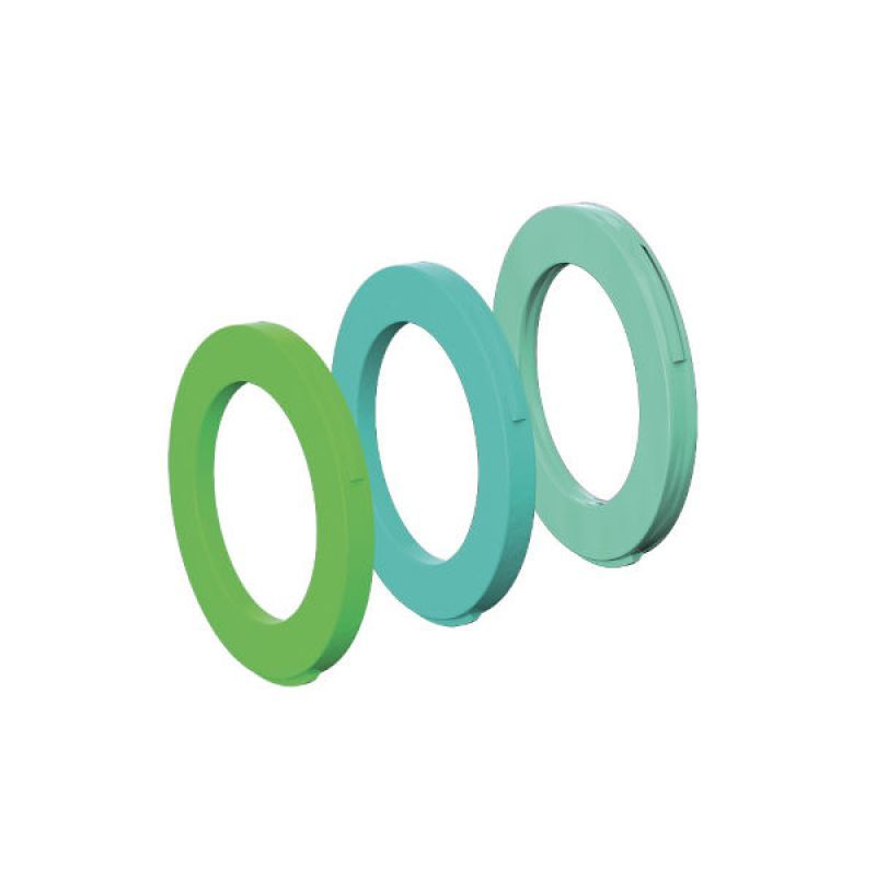 ZESTAW OSŁON ZACISKÓW HAMULCOWYCH 2-TŁOCZKOWYCH MAGURA 6 FLUO ZIELONY CYJAN MIĘTOWY