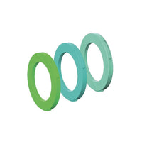 ZESTAW OSŁON ZACISKÓW HAMULCOWYCH 2-TŁOCZKOWYCH MAGURA 6 FLUO ZIELONY CYJAN MIĘTOWY