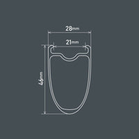 RUOTA ANTERIORE SHIMANO WH-RS710-TL-F12 CENTERLOCK