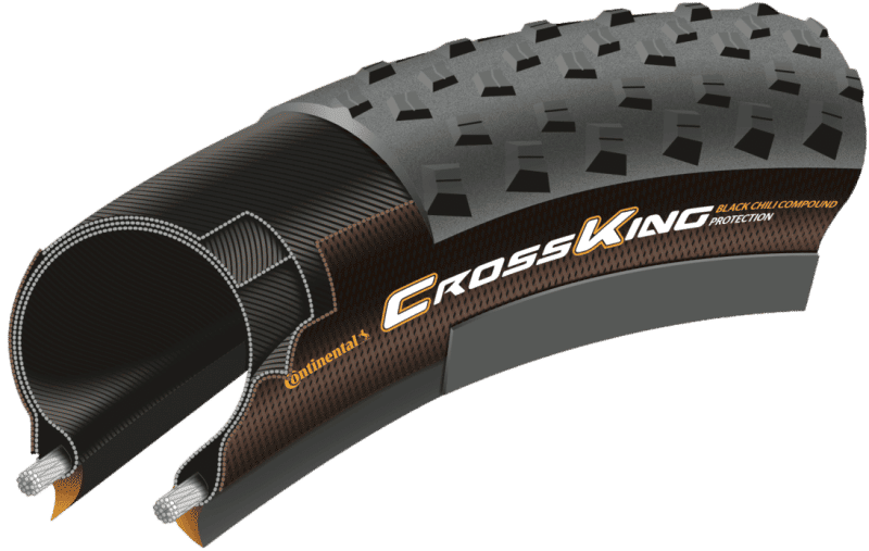 OPONA CONTINENTAL CROSS KING 2.2 PROTECTION 26X2.2 CZARNA CZARNA SKÓRA