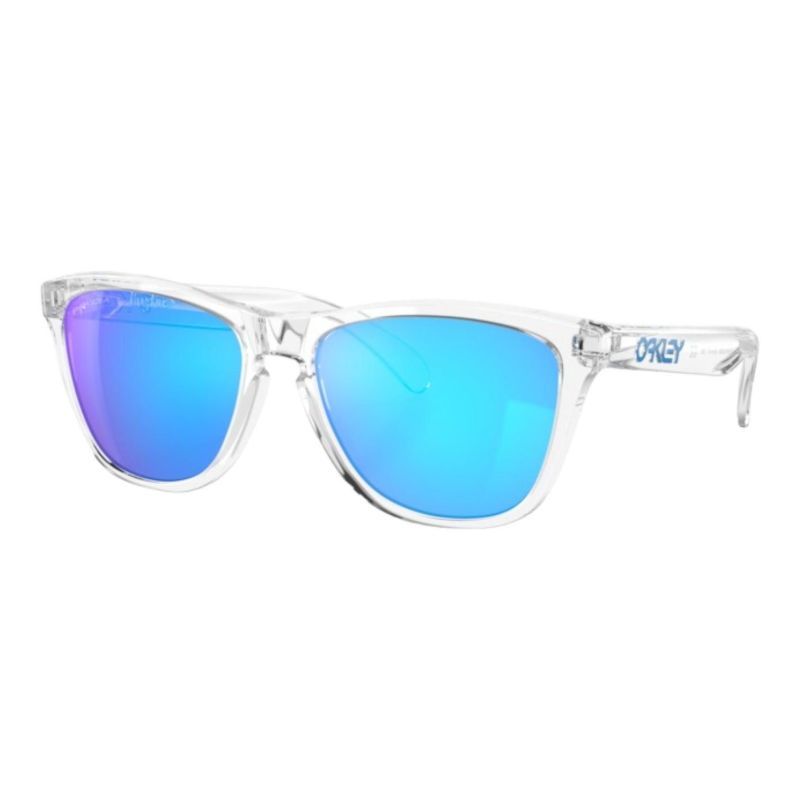 OCCHIALI OAKLEY FROGSKINS CRYSTAL CLEAR PRIZM SAPPHIRE OO9013-D055