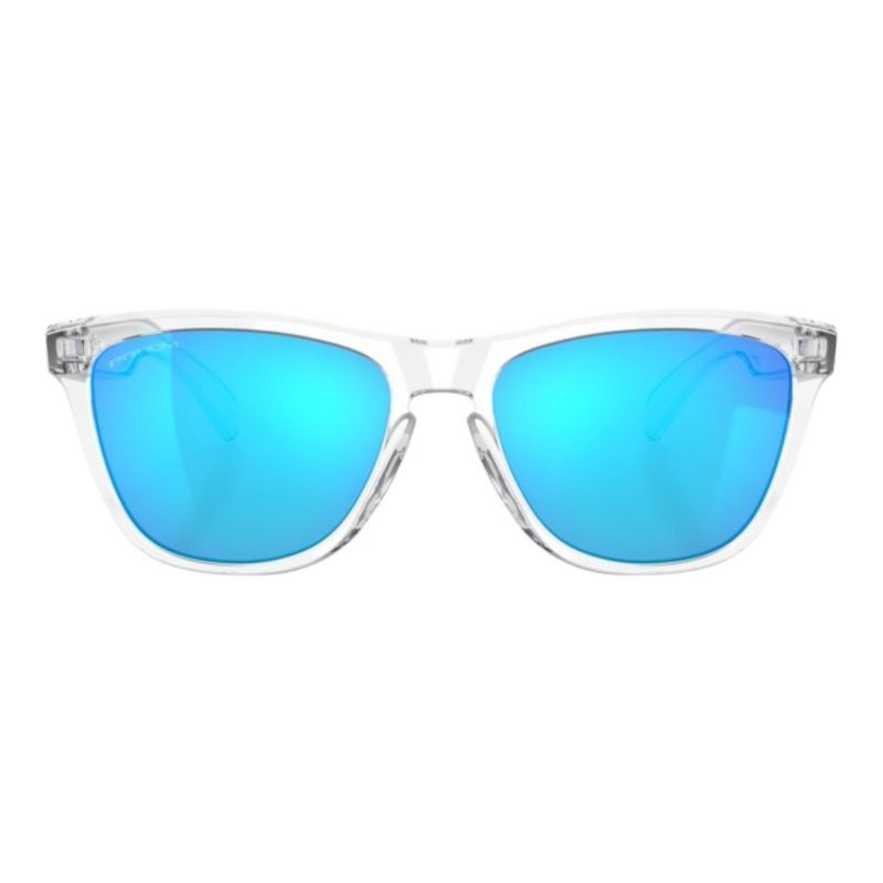 OCCHIALI OAKLEY FROGSKINS CRYSTAL CLEAR PRIZM SAPPHIRE OO9013-D055