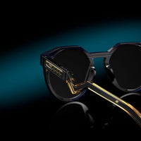 OCCHIALI OAKLEY HSTN BLUE GOLD PRIZM 24 POLARIZED KYLIAN MPABBE COLLECTION