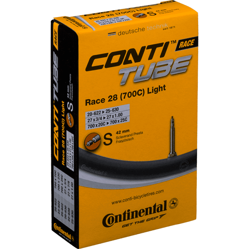 DĘTKA CONTINENTAL 28 RACE LIGHT 700X20 - 25 WENTYLATOR PRESTA 42MM