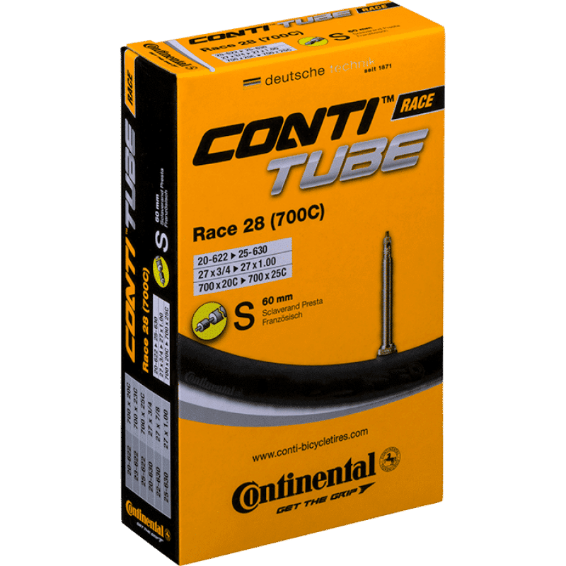 CAMERA D'ARIA CONTINENTAL RACE TUBE 28 700X20 PRESTA 60MM