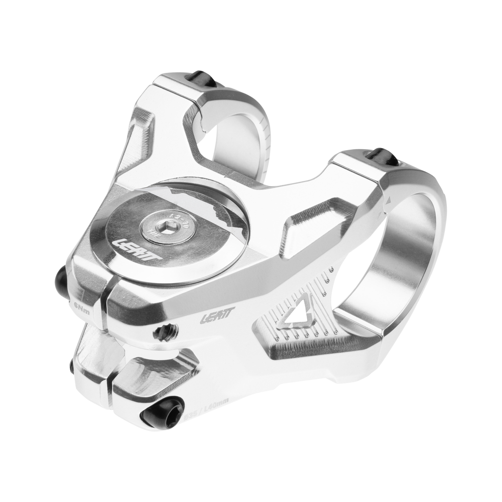 ATTACCO MANUBRIO LEATT STEM GRAVITY 6.0 40MM SILVER