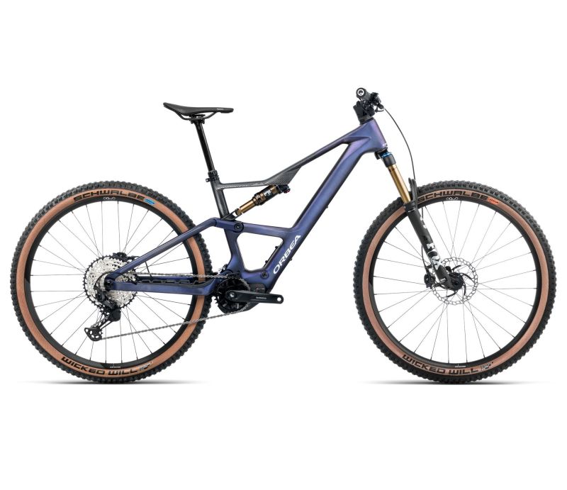 BICI ORBEA RISE SL M10 420W BLUE PROFILO