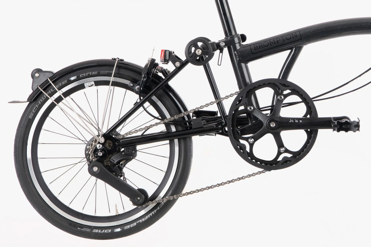 BICICLETA PLEGABLE BROMPTON P-LINE URBAN 4 VELOCIDADES TALLA MEDIUM