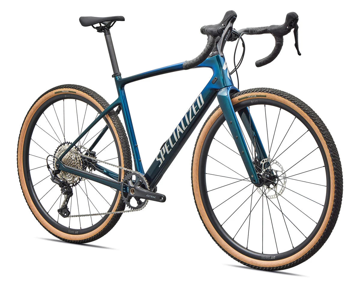 BICI SPECIALIZED DIVERGE 4 SPORT CARBON BLUE FRONTE
