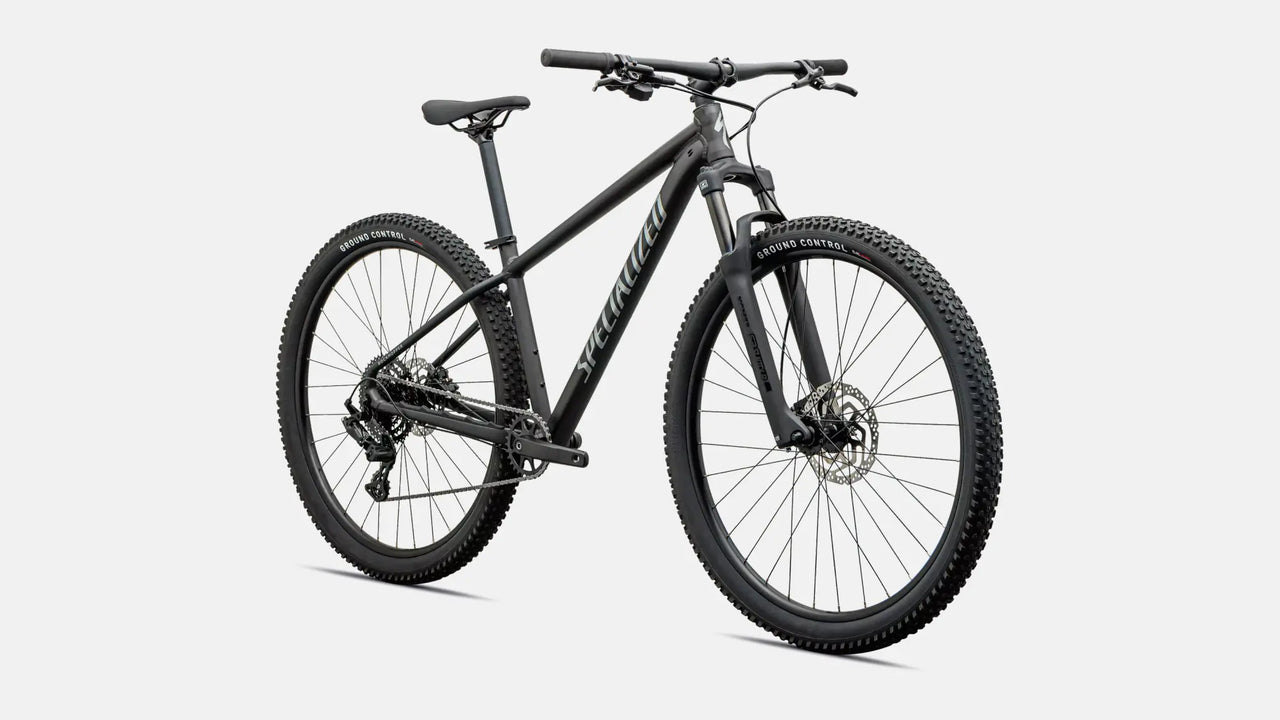 BICI SPECIALIZED ROCKHOPEPR SPORT 2027 27.5 SATIN METALLIC OBSIDIAN FRONTE