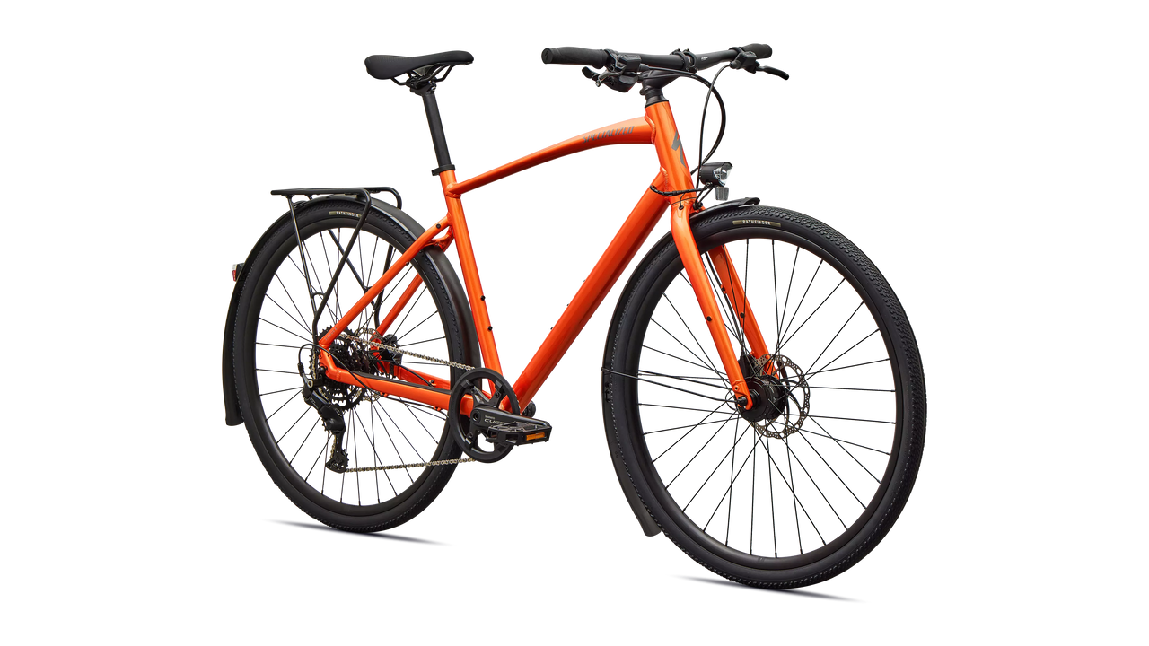 BICI SPECIALIZED SIRRUS X 2.0 EQ 2027 ORANGE FRONTE