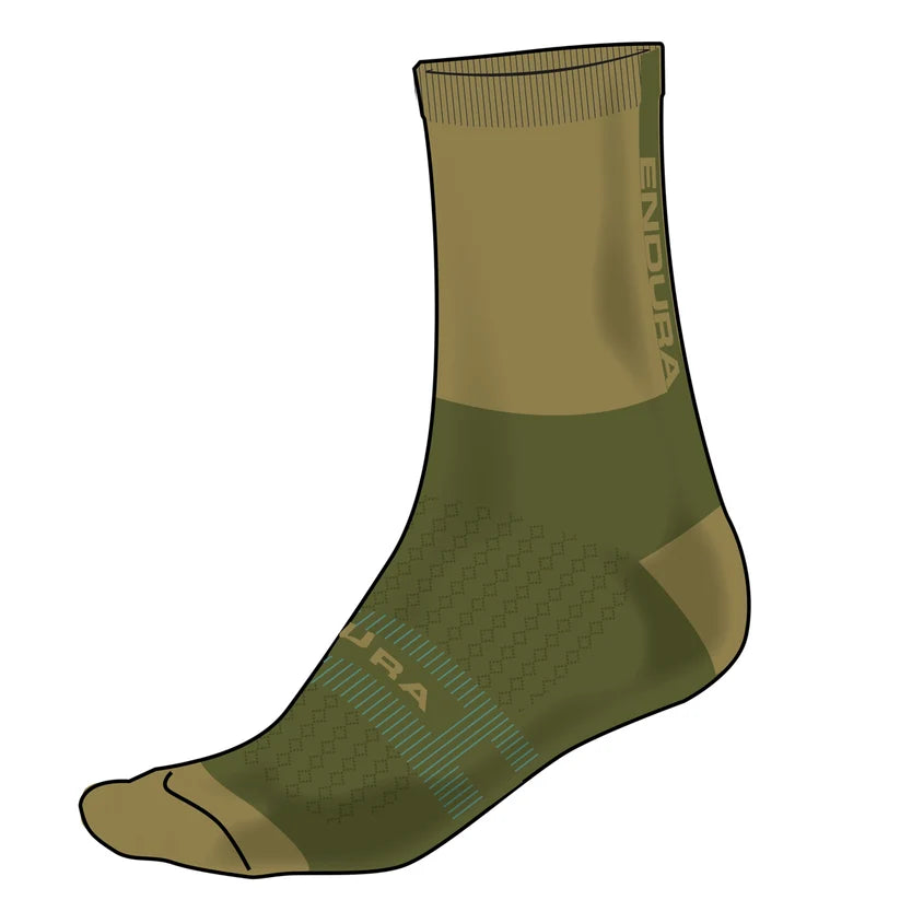 CALZE ENDURA BAABAA MERINO WINTER OLIVE