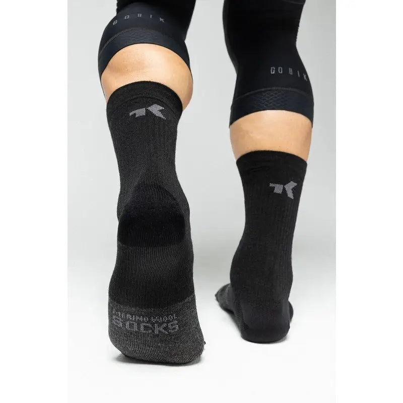 CALZE INVERNALI GOBIK WINTER MERINO BLACK RETRO