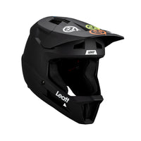 CASCO LEATT GRAVITY 1.0 JUNIOR V25 NERO PROFILO