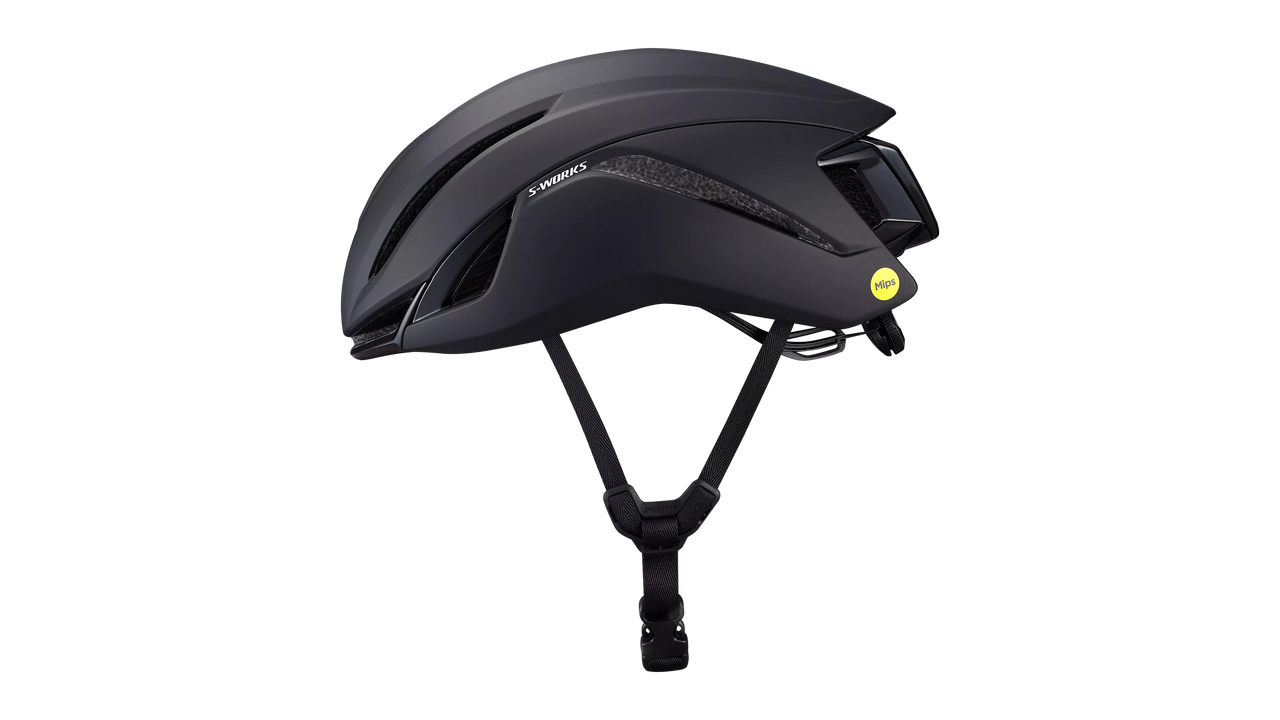 CASCO SPECIALIZED S-WORKS EVADE 4 BLACK PROFILO