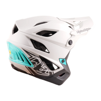 CASCO TROY LEE DESIGNS STAGE STUNT DRONE WHITE PROFILO