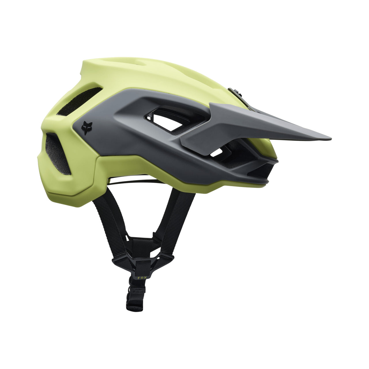 CASCO FOX SPEEDFRAME HELMET 5050 PEAR YELLOW PROFILO