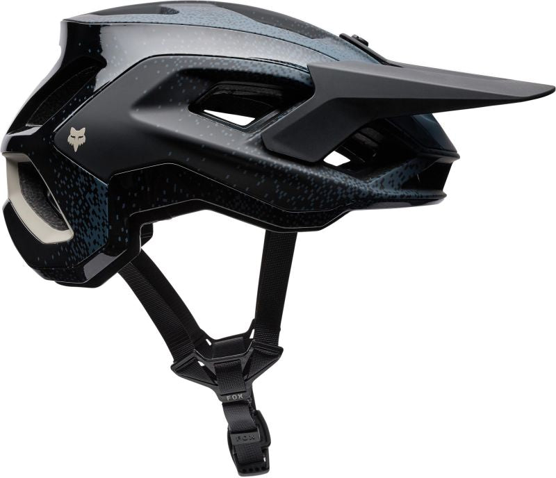 CASCO FOX SPEEDFRAME RS AURA GALAXY BLUE PROFILO