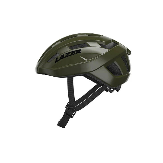 CASCO LAZER TEMPO KINETICORE PINE GREEN PROFILO
