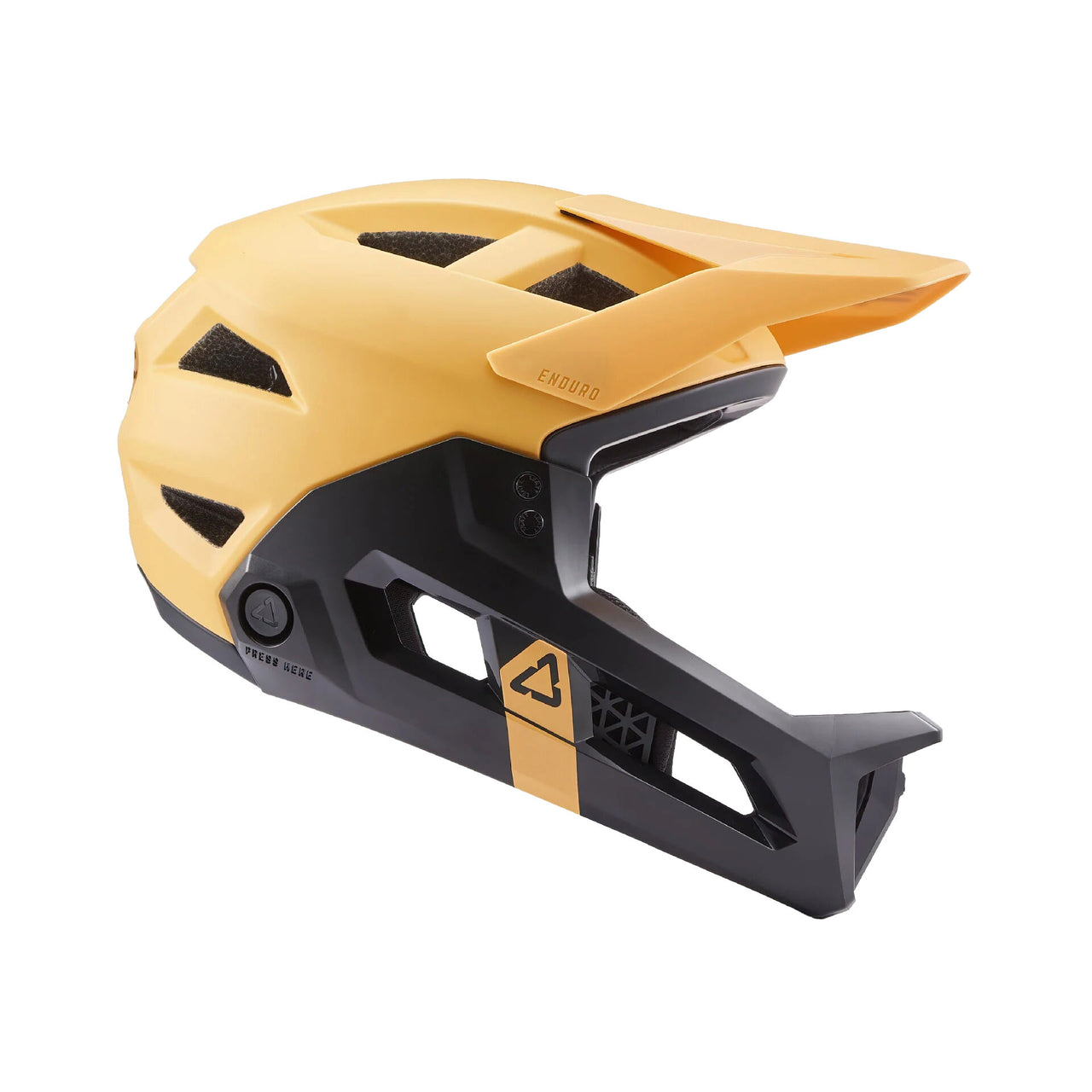 CASCO LEATT ENDURO 2.0 2027 OCHRE LATO