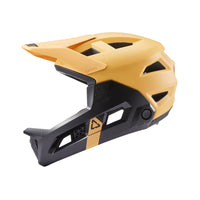 CASCO LEATT ENDURO 2.0 2027 OCHRE PROFILO