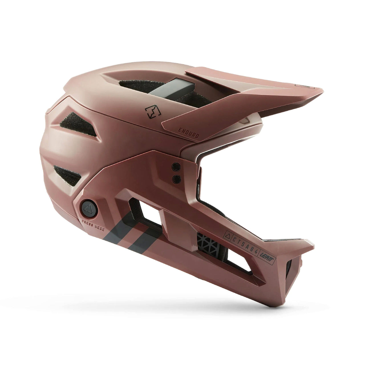 CASCO LEATT ENDURO 3.0 2027 STOUT BROWN PROFILO 2