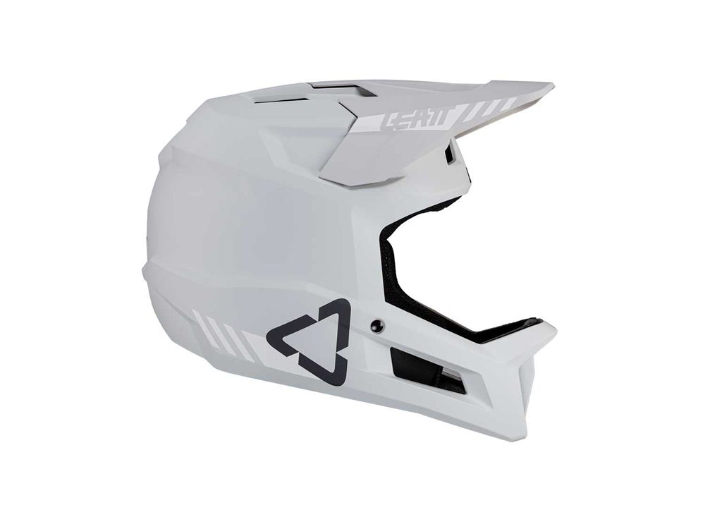 CASCO LEATT GRAVITY 1.0 V25 WHITE PROFILO