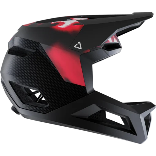 CASCO LEATT MTB GRAVITY 5.0 RED PROFILO 2