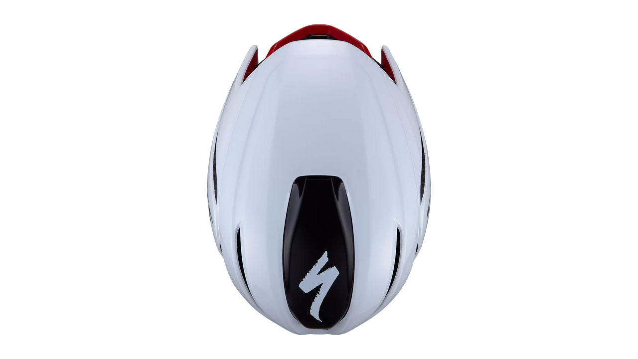 CASCO SPECIALIZED S-WORKS EVADE 4 WHITE RED SOPRA