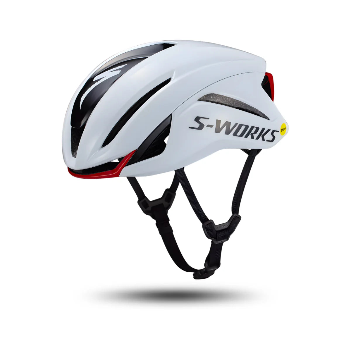 CASCO SPECIALIZED S-WORKS EVADE 4 WHITE RED