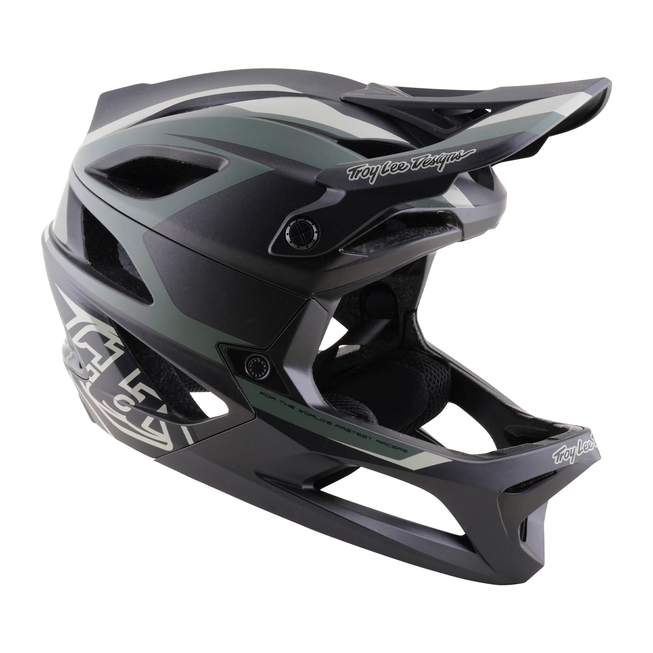 CASCO TROY LEE DESIGNS STAGE 2 HIGH VIZ GREEN PROFILO