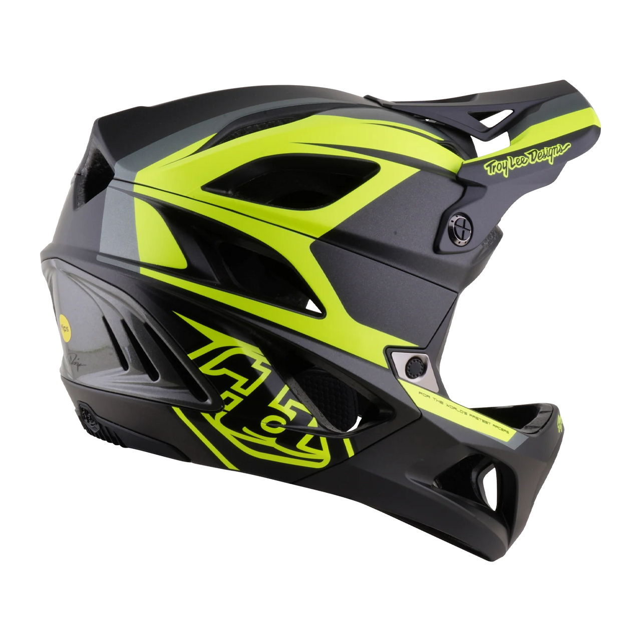 CASCO TROY LEE DESIGNS STAGE 2 HIGH VIZ PROFILO