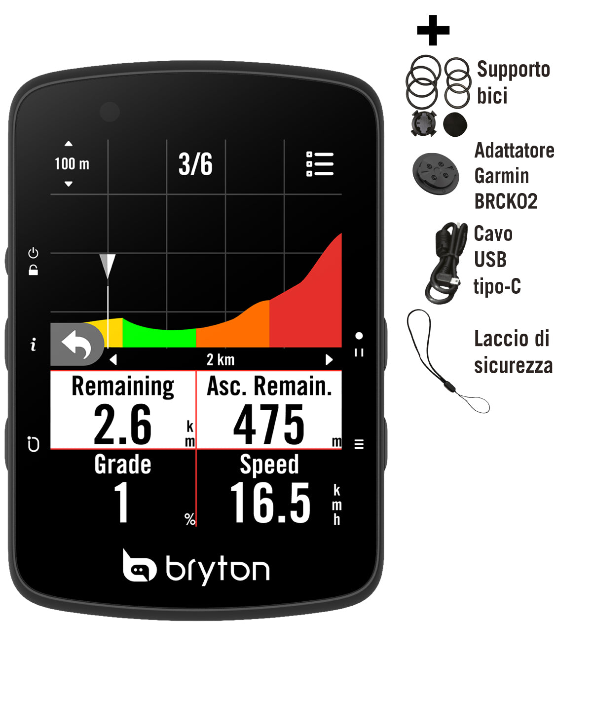 CICLOCOMPUTADOR GPS BRYTON RIDER 650E