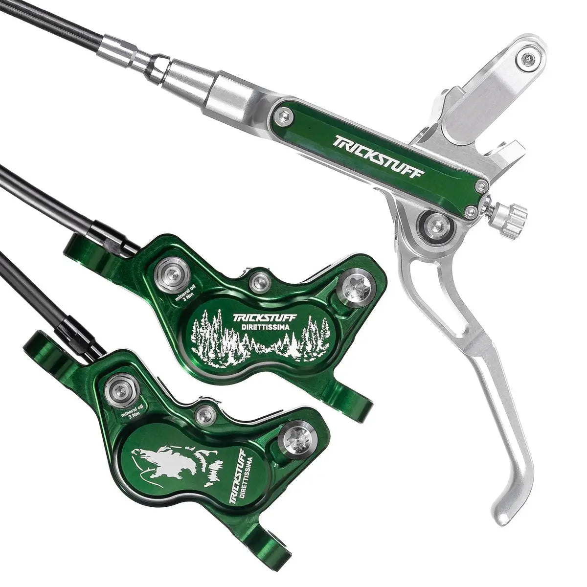 FRENI TRICKSTUFF DIRETTISSIMA LIMITED EDITION GUAINA PLASTICA POLIMERICA 5.5MM LEVA E PINZA
