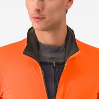 GIACCA CASTELLI ALPHA JACKET 150 ORANGE COLLETTO