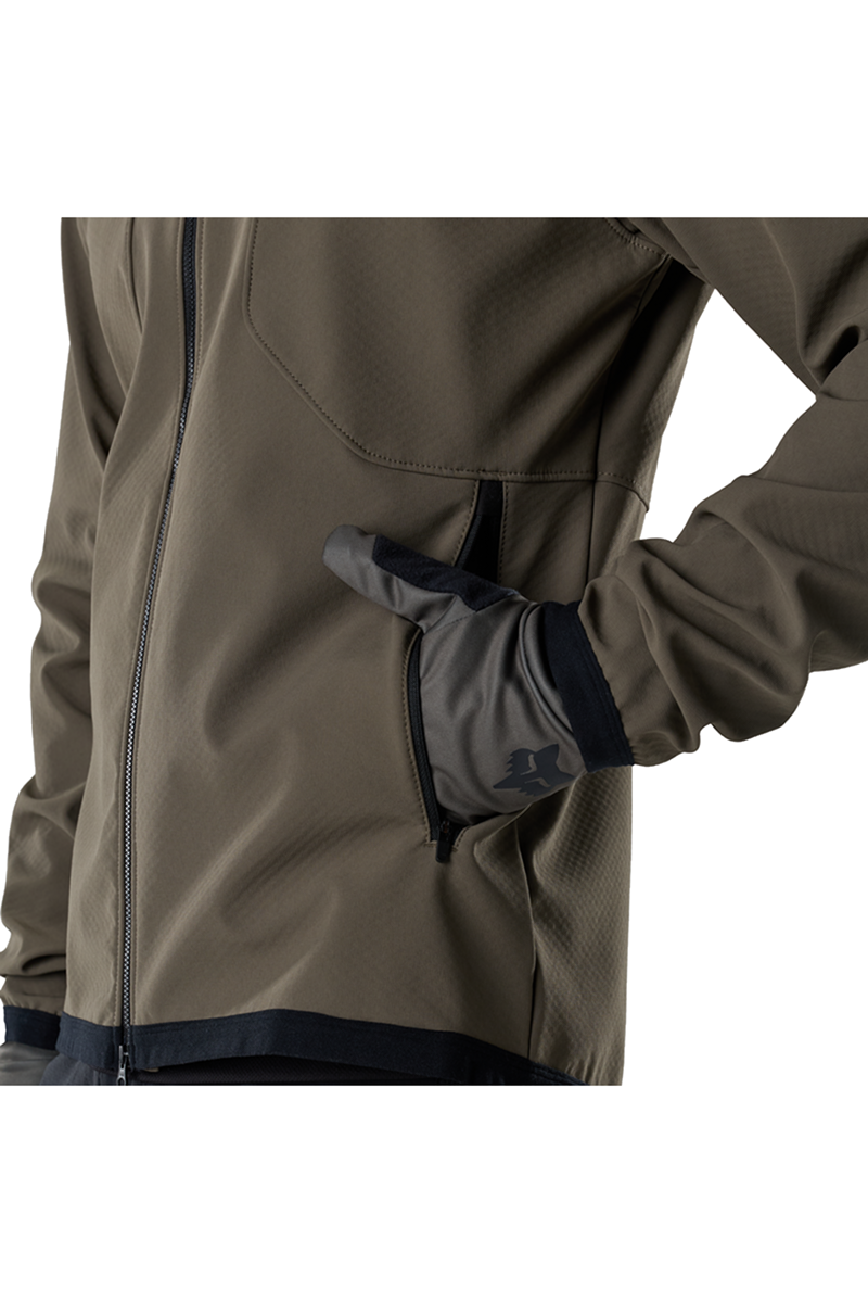GIACCA FOX RANGER FIRE HOODIE MILITARY TASCA