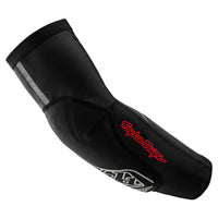 GOMITIERE TROY LEE DESIGNS STAGE PRO ELBOW GUARDS SOLID BLACK PROFILO