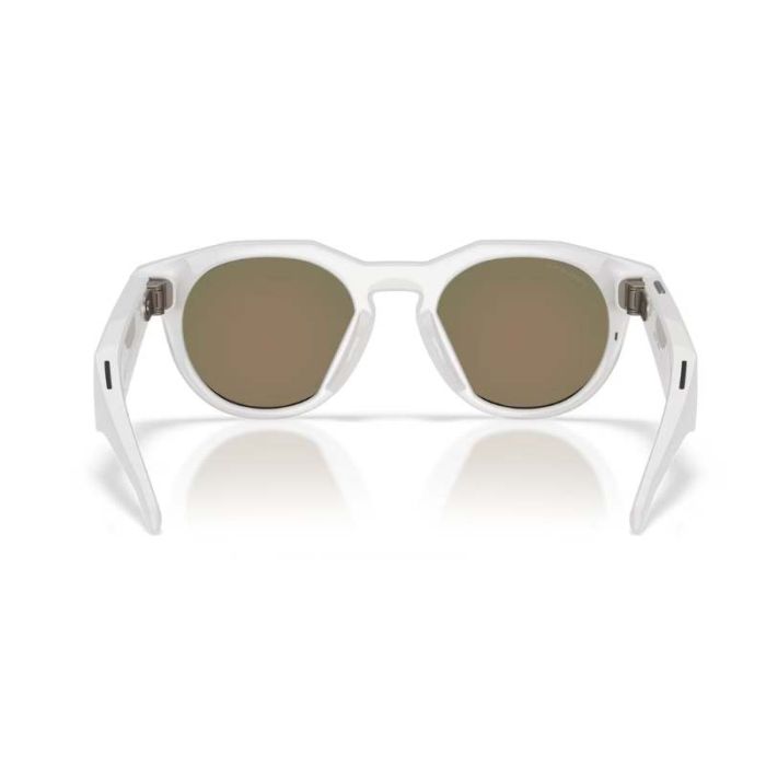 OCCHIALI OAKLEY META HSTN GRIGIO CHIARO LENTE PRIZM RUBY  RETRO
