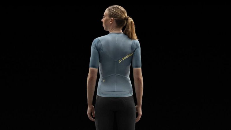 MAGLIA SPECIALIZED DONNA S-WORKS RACE retro light blue